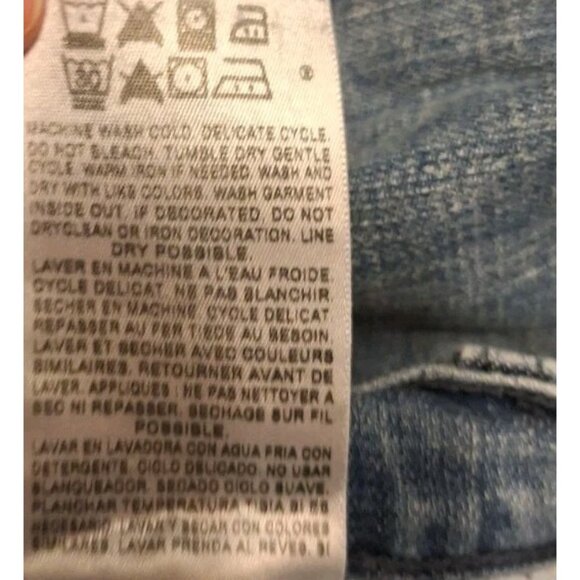 Levi's 515 Bootcut Women's Size 12 Blue Jeans 32x30 Custom Bleached Lot Of TWO - Picture 6 of 8
